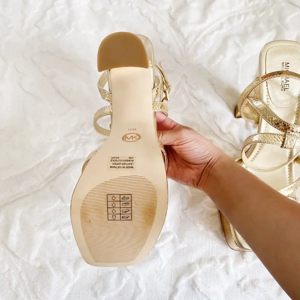 Michael Kors Paoloa Platform Heels Size 10